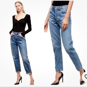 ARITZIA Agolde x Talula High Rise Taper Jeans Women's Size 25